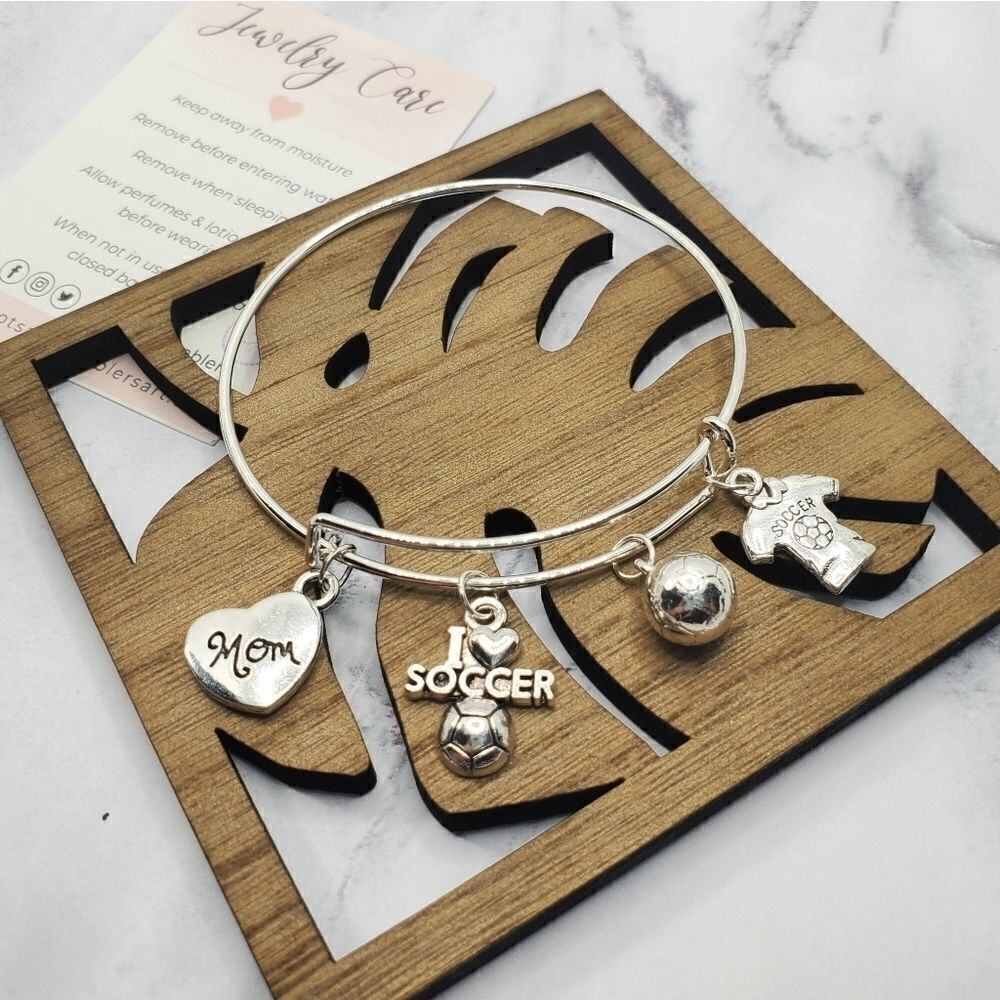 Soccer Mom Expandable Charm Bracelet